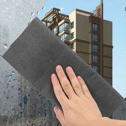 10PCS Set Of Magic Scouring Pads For Wiping Glass Without Leaving Any Marks Or Watermarks. Glass Wiping Mirror Artifact (Reusable)Magic Cloth, Glass Cloth, Non-Marking, Special Non-Watermark Cloth, Housekeeping Cleaning Scouring Pad,Kitchen,Bathroom,Home