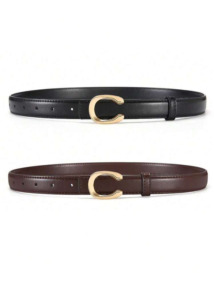 Petite Waist Belt, Women's Minimalist Versatile Belt, Slimming & Matching, Suitable For Skirts, Shirts, Suits, Pants, Autumn Slim Design, Suitable For Halloween And Other Occasions - Multicolor - View 33