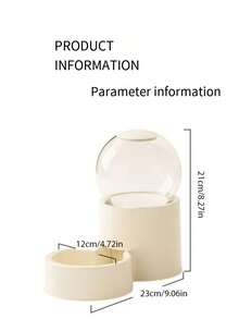 Automatic Cat/Dog Water Dispenser, Pet Food Bowl, Storage Container, Feeding Device - 0.8L - View 2