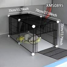 Pet Car Carrier Cage, Convenient Installation In Car Trunk, Removable Cage For Small Dogs & Cats, Prevents Movement In Backseat - Multicolor - View 3