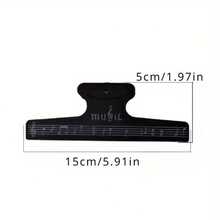 1pc Professional Music Score Clip, High-Grade Music Score Clip, File Folder, Piano Clip, Book File Folder - Heavy-Duty ABS Structure, Ergonomic Handle, Durable & Compact Page Turner, Suitable For Guitar, Drum, Erhu, Violin And Piano - Multicolor - View 4
