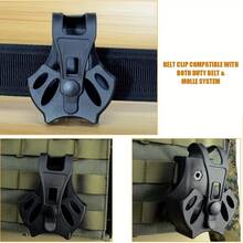 Universal Quick Release Handcuff Cover Tactical Cuff Pouch, Waist Hanging Pouch, Compatible With Tactical Cuff Boards - Black - View 7