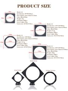 صندوق تخزين عائم مصنوع من مادة البولي إيثيلين. مناسب لتخزين الخواتم والقلائد والساعات والأقراط وغيرها من المجوهرات. يمكن أيضًا استخدامه لتخزين الشارات والأصداف التذكارية والأحجار التذكارية وغيرها من المجموعات الشخصية.