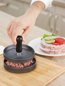 1pc/2pcs Aluminum Burger Press Mold, 100 Patty Sheets, Non-Stick Hamburger Maker, Dishwasher, BBQ Grill Kitchen Gadget, Food Contact, Uncharged, Ideal For Home & School Use - Multicolor - View 7