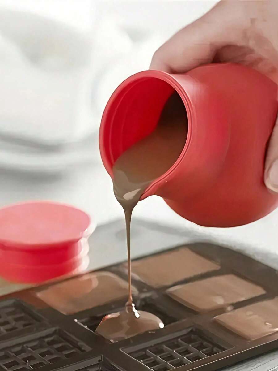 1/2pcs Silicone Chocolate Melter, Microwave , Non-Stick & Heat Resistant, Suitable For Commercial Or Home Use - Multicolor - View 1