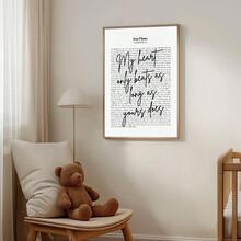 1pc Framed/Unframed Fourth Wing Book Quote Canvas Poster Bookclub Bookish Wall Art Print Painting For Book Lover,Apartment,Living Room,Bedroom,Modern Home Decoration - Multicolor - View 2