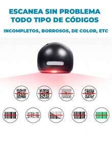 Lector De Código De Barras de Escritorio Shawty 1d/2d Lector Qr Con Usb Automático Sin Manos - Negro - Ver 2