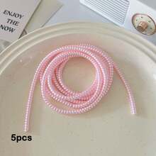 Bộ 5 chiếc bảo vệ cáp (màu ngẫu nhiên), phù hợp với hầu hết các loại sạc điện thoại, chiều dài 1.4m, giúp cuộn gọn cáp sạc để tránh bị uốn cong và đứt. - Nhiều màu - Xem 19