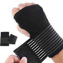 3D Knitted Compression Elastic Wrist Sleeve, With Pressure Palm Protection, Suitable For Weightlifting, Badminton And Daily Activities - Multicolor - View 1
