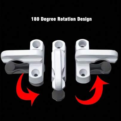 Stöldskyddande fönster-/dörrlås Säkerhetshandtag Sveplås T-format lås i legering Ersättningsdörrlås