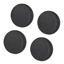 Lot de 4 housses de pneus imperméables : protection solaire et anti-poussière pour les roues de voitures, SUV et camions. Tissu Oxford 600D résistant. Protège les pneus de la pluie, de la neige et des rayures. - Noir - Voir 9