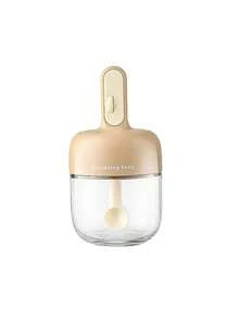 1/3件套玻璃调味罐调料罐香料罐套装，厨房香料收纳整理器 - 彩色 - 查看 5