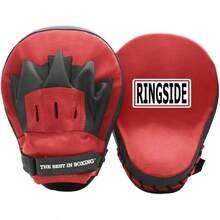 Curved Focus Punch Mitts, Red - 1 - Ver 2