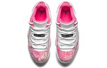 Air Jordan 11 Retro Low 'Pink Snakeskin' White Black-Pink Sneakers Women AH7860-106 - 彩色 - 查看 4