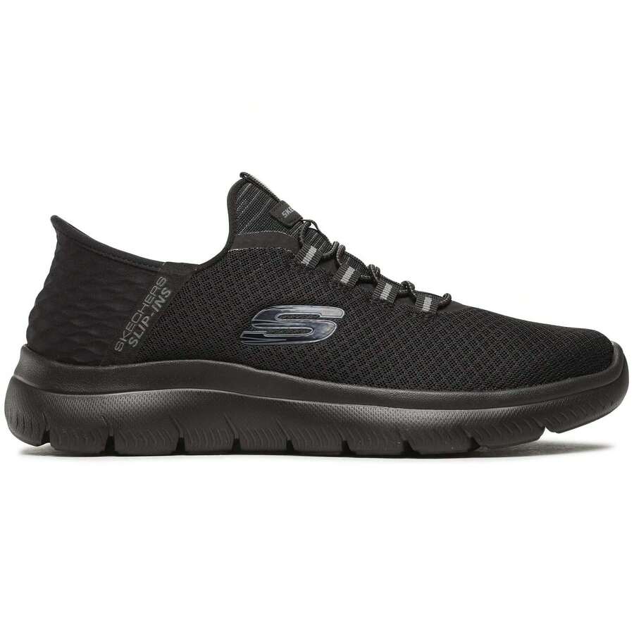 Skechers Men Casual Athletic Shoes - Black - View 1