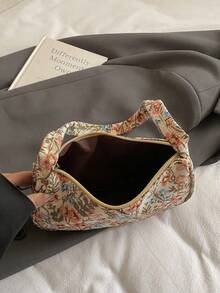 1个纯色灯芯绒拉链斜挎包，是女士秋季穿搭的完美配饰，也是情人节的理想之选。 - 珊瑚粉 - 查看 5