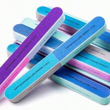 5pcs Nail File & Buffing Block Set, Includes Nail File, Buffing Block, Manicure Set, Gel Nail Polish Sanding Strips, Nail Care Tools - Multicolor - View 8