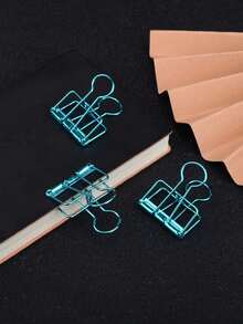 1pc Retro Multi-Color Paper Clip, Suitable For Desktop Document Organization,Back To School,School Supplies - one-size - View 9