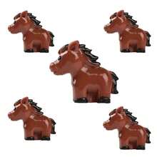 5/10pcs Miniature Horse Mini Horse Figures Fairy Garden Horse Resin Pony Figurine Moss Landscape Decoration DIY Craft Home Decor , Resin Animals, Hobby Horse, Animals, Fairy Garden Animals, Horse Soft Toy - Multicolor - View 11