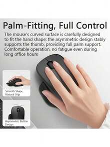 HP Chuột không dây Professor SE, Bluetooth 2.4G chế độ kép, chuyển đổi giữa ba thiết bị, chuột văn phòng hoạt động êm ái, thiết kế công thái học, cộng tác đa màn hình, màu đỏ hồng. - Tô Mỹ Hồng - Xem 3