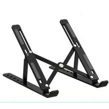 Laptop Stand For Desk By Zimtal Adjustable Ergonomic Portable Aluminum Holder For Laptop 6 Angles Anti-Slip Riser Compatible With 9-15.6 Inch Laptops (Silver)