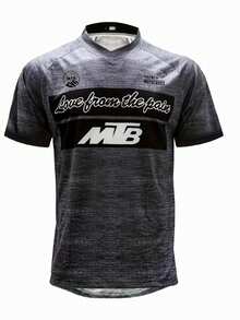 1件套男士赛车服短袖户外运动服