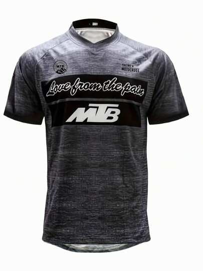 1pc Men's Racing Suit Short Sleeve Outdoor Sportswear