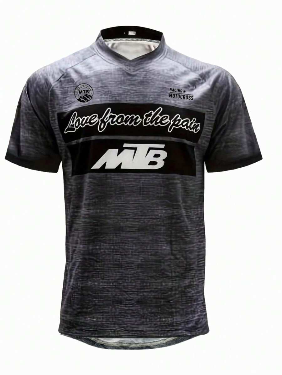 1件套男士赛车服短袖户外运动服