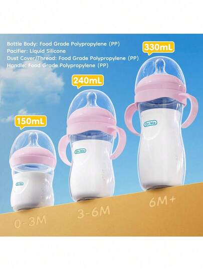 Biberones para bebé MAMIJOY PP, 325ml/150ml