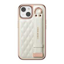 ONEGIF Synthetic Leather Phone Case With Microfiber Lining, Wrist Strap And Stand, Compatible With IPhone 16 Pro Max, 15, 14, 13, 12 - Beige - View 11
