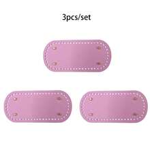 Handmade PU Leather Woven Bag Set With Crochet Shoulder Straps And Bottom Bag, DIY Craft Kit(Silver Gasket, No Impact On Use, Style Random) - Multicolor - View 19