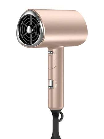 Secador de pelo profesional, secador de pelo de bajo ruido y secado rápido para uso doméstico y viajes, regalo de cuidado del cabello, secador de pelo profesional con motor de secado rápido para uso doméstico, secador de pelo de diseño de puntos con control térmico para un secado rápido y bajo nivel de ruido