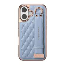 ONEGIF 超纤维皮革手机壳，带腕带和支架，适用于 16 Pro Max、15、14、13、12