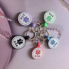 5pcs Silicone Dog Tag Set, Personalized Pet ID Tag, Quiet, Waterproof, Durable, Customizable Pet Name Plate - Multicolor - View 6