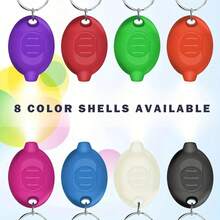 2/4/7pcs Mini LED Keychain Flashlight, Super Bright Micro Flashlight, Small Keychain Flashlight, White Light, Micro Pocket Keyring LED Flashlight, For Emergency Lighting - Colorful Shell - Multicolor - View 6