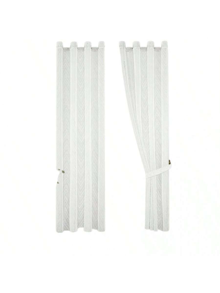 Cortinas transparentes Color Blanco de alta durabilidad de 140cm*225cm, CORTINA 1 PZ