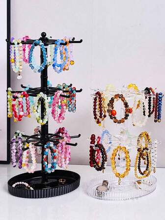 Ganchos para llaveros, decoraciones, pequeños colgantes, soportes de exhibición para muñecas pequeñas, estantes de almacenamiento para pulseras de cuentas, soportes giratorios, organizadores de escritorio