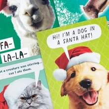 Hallmark Shoebox - Tarjetas de Navidad divertidas en caja (24 tarjetas y 24 sobres) para perros, gatos, llamas, renos(default) - Multicolor - Ver 6