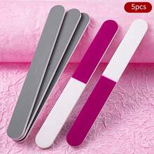 5pcs Nail File & Buffing Block Set, Includes Nail File, Buffing Block, Manicure Set, Gel Nail Polish Sanding Strips, Nail Care Tools - Multicolor - View 16