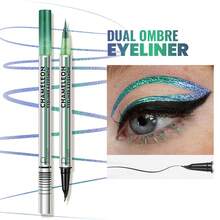 Pudaier Bút kẻ mắt Chameleon - Chống thấm nước và mồ hôi, đầu bút mảnh giúp tránh lem, màu đen phù hợp cho trang điểm hàng ngày; màu Chameleon phù hợp cho nhiều dịp tiệc tùng. - #01 - Xem 9