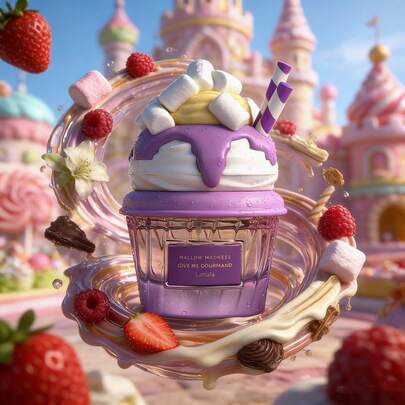  LATTAFA - MALLOW MADNESS GIVE ME GOURMAND 75ML EAU DE PARFUM FOR WOMEN