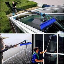 Window Solar Panel Cleaning Kit 12m Length Window Washing Cleaner Equipment Water Fed Pole Kit Solar Panel Roof Glass Cleaner Tool - Blue - View 3