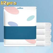 140*70cm 2/6/12pcs/Set Disposable Large Bath Towels, Perfect For Travel, Beach, Shower, Swimming, Hiking And Camping - White - View 10
