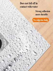 1/2 Roll, Waterproof Sink Sticker, Self-Adhesive Waterproof Aluminum Foil Tape, Countertop Anti-Mold Tape, Heat Insulation Aluminum Foil Tape, Kitchen & Bathroom Accessories - Aluminum Foil Waterproof Tape - View 9