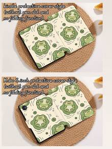 Anime Frog Cartoon Pattern Protective Case Compatible With IPad 7/8/9/10.2", IPad 10th Gen, Kindle Paperwhite 12th Gen 2024, Kindle (11th Generation) 2022, Galaxy Tab. The Case Has Auto Sleep/Wake Function, Multiple Styles Available - Multicolor - View 10