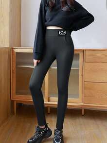 女士冬季保暖连裤袜，带口袋，高腰修身设计，保暖舒适，适合睡眠、日常穿着。 - 彩色 - 查看 17