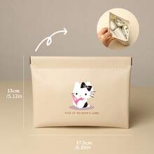 1pc Automatic Closure Portable Data Cable Organizer Bag, Suitable For Earphones, Chargers, Power Banks, Cosmetics Samples, Mini Pouch - Multicolor - View 6