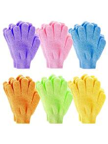 10pcs/Set Bath Accessories, Exfoliating Gloves, Scrub Towel, Lather Tool, Foot File, Scrub Paste, Back Massager, Bathing Gloves, Body Scrub, Bath Sponge - Multicolor - View 3
