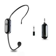 2.4G Wireless Headset Microphone, Detachable Dual-Use Wireless Microphone, Built-In 3.7V; 120MAH Polymer Battery, Auto-Connect On Power On, 50M Wireless Range, 6H Battery Life, Near-Field Pairing (Anti-Interference), Original Sound & Reverb Dual-Mode Switch (Press "+" "-" Simultaneously), 45Min Auto Shut-Off When No Audio, Comes With 1/8" And 1/4" Plugs