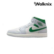 Air Jordan 1 Mid 'Summit White Lucky Green' Light-Grey Sneakers Men DQ8426-142 - 彩色 - 查看 1